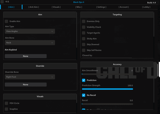 BO6/WARZONE Rage Menu